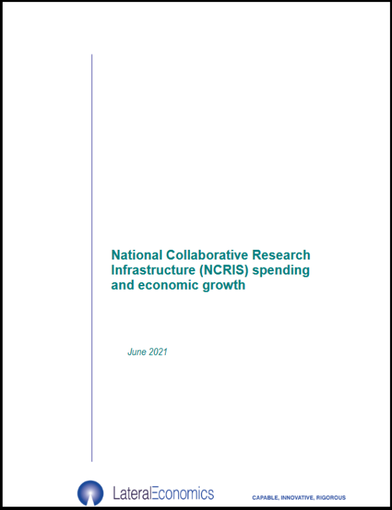 Lateral Economic Report on NCRIS Facilities